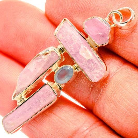 Kunzite Pendants handcrafted by Ana Silver Co - PD31375