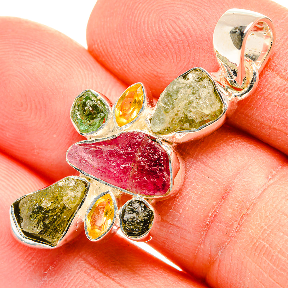 Tourmaline Pendants handcrafted by Ana Silver Co - PD31384