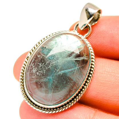 Blue Fluorite Pendants handcrafted by Ana Silver Co - PD3139