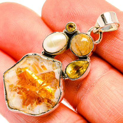 Citrine Pendants handcrafted by Ana Silver Co - PD31395