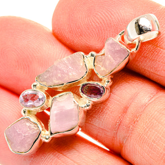 Kunzite Pendants handcrafted by Ana Silver Co - PD31397