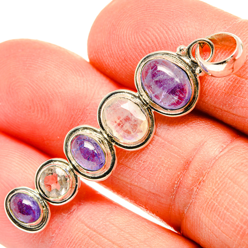 Tanzanite Pendants handcrafted by Ana Silver Co - PD31401