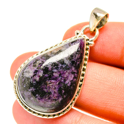 Charoite Pendants handcrafted by Ana Silver Co - PD3142