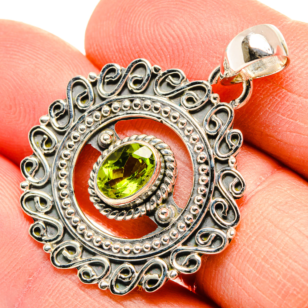 Peridot Pendants handcrafted by Ana Silver Co - PD31420