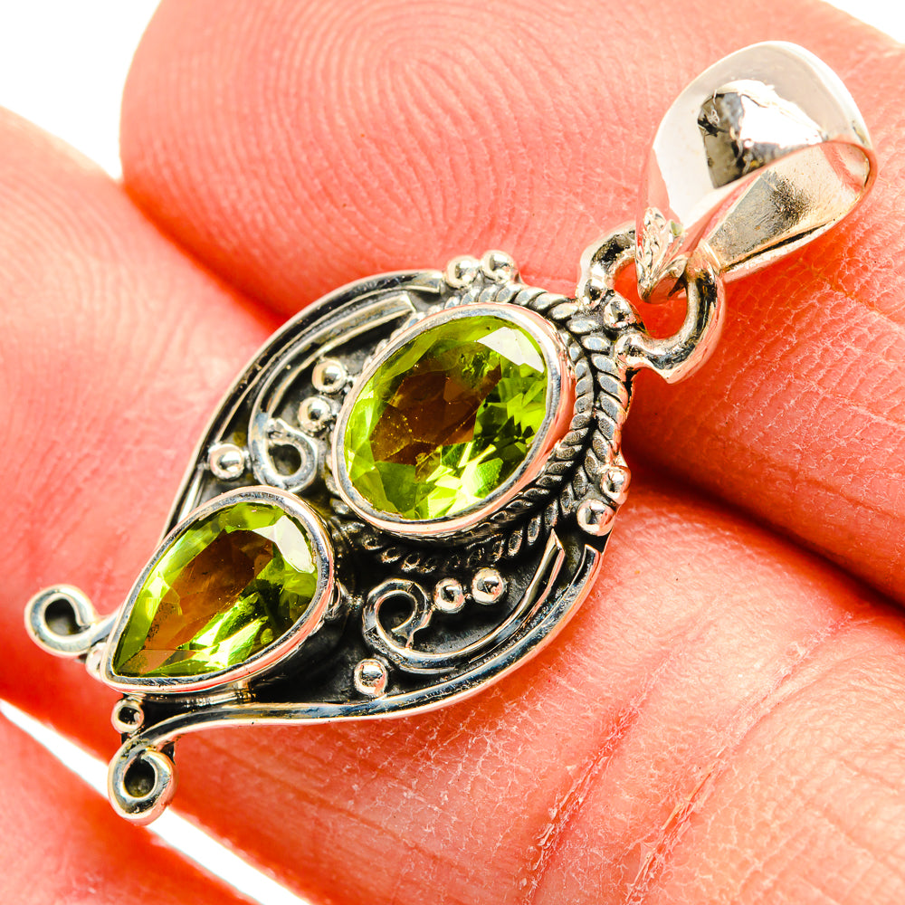 Peridot Pendants handcrafted by Ana Silver Co - PD31425