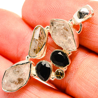Herkimer Diamond Pendants handcrafted by Ana Silver Co - PD31432