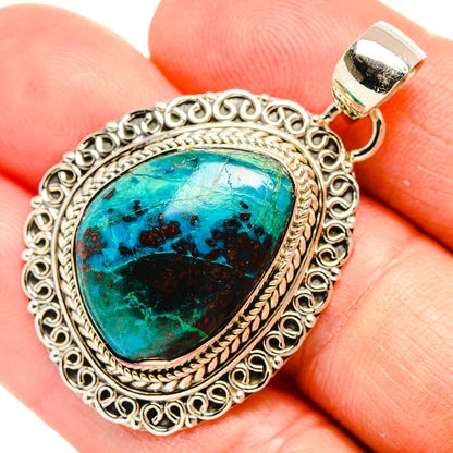 Shattuckite Pendants handcrafted by Ana Silver Co - PD31441