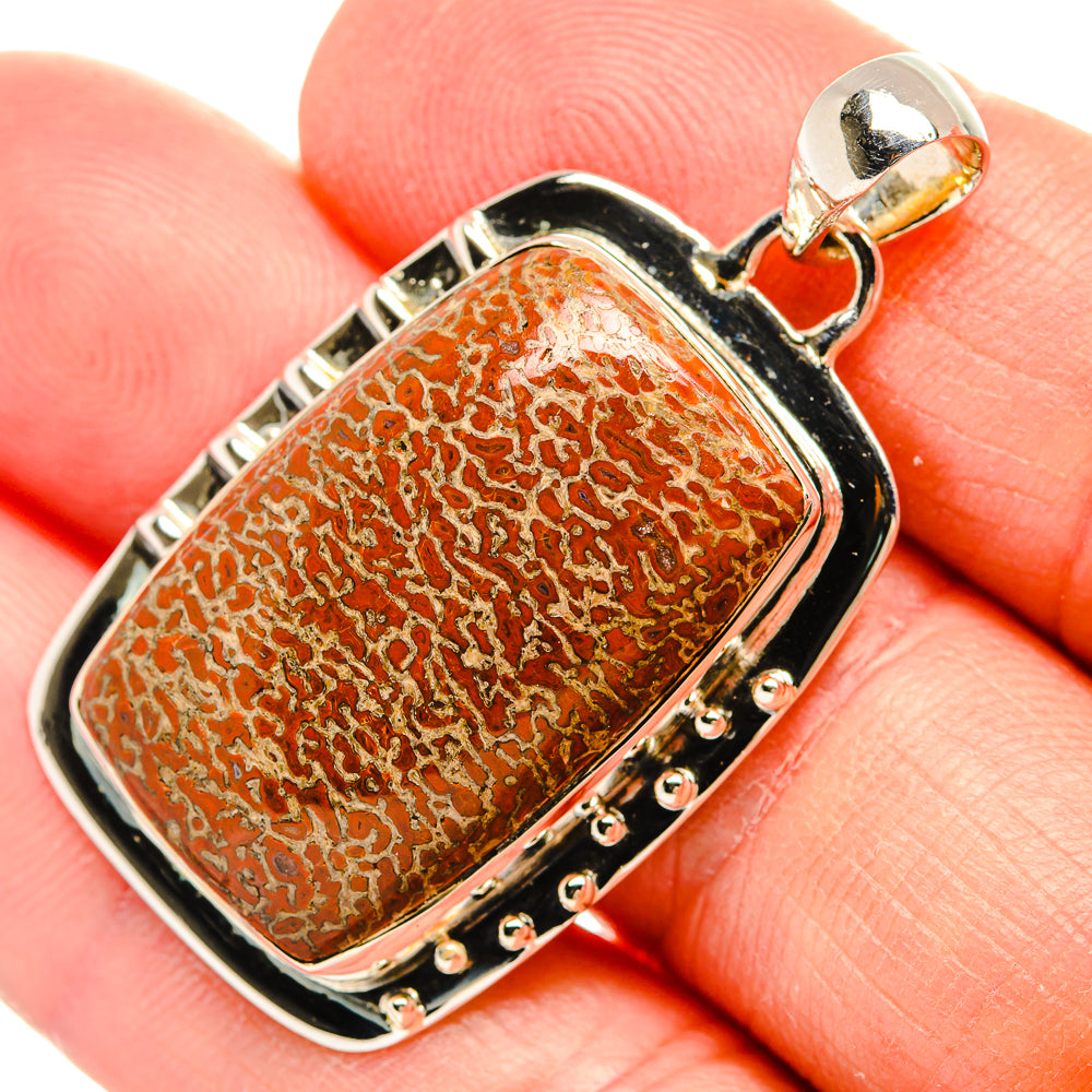 Dinosaur Bone Pendants handcrafted by Ana Silver Co - PD31445