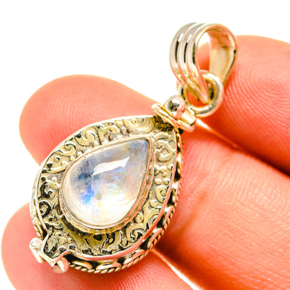 Rainbow Moonstone Pendants handcrafted by Ana Silver Co - PD3145