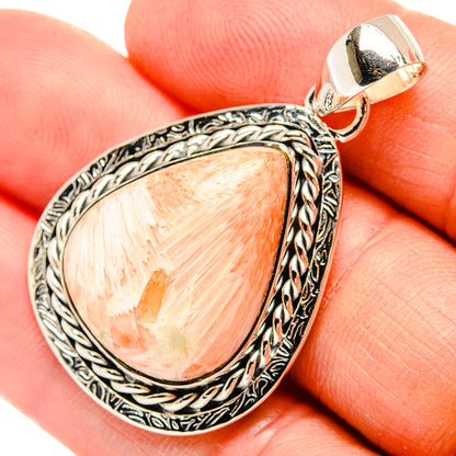 Scolecite Pendants handcrafted by Ana Silver Co - PD31452