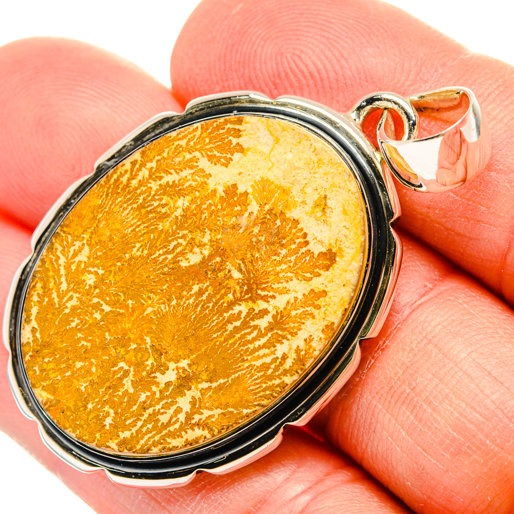 Germany Psilomelane Dendrite Pendants handcrafted by Ana Silver Co - PD31461