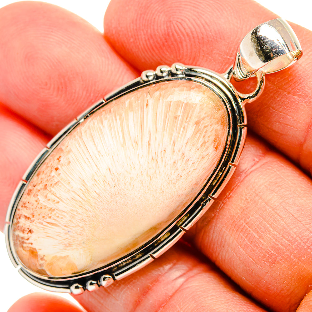 Scolecite Pendants handcrafted by Ana Silver Co - PD31462
