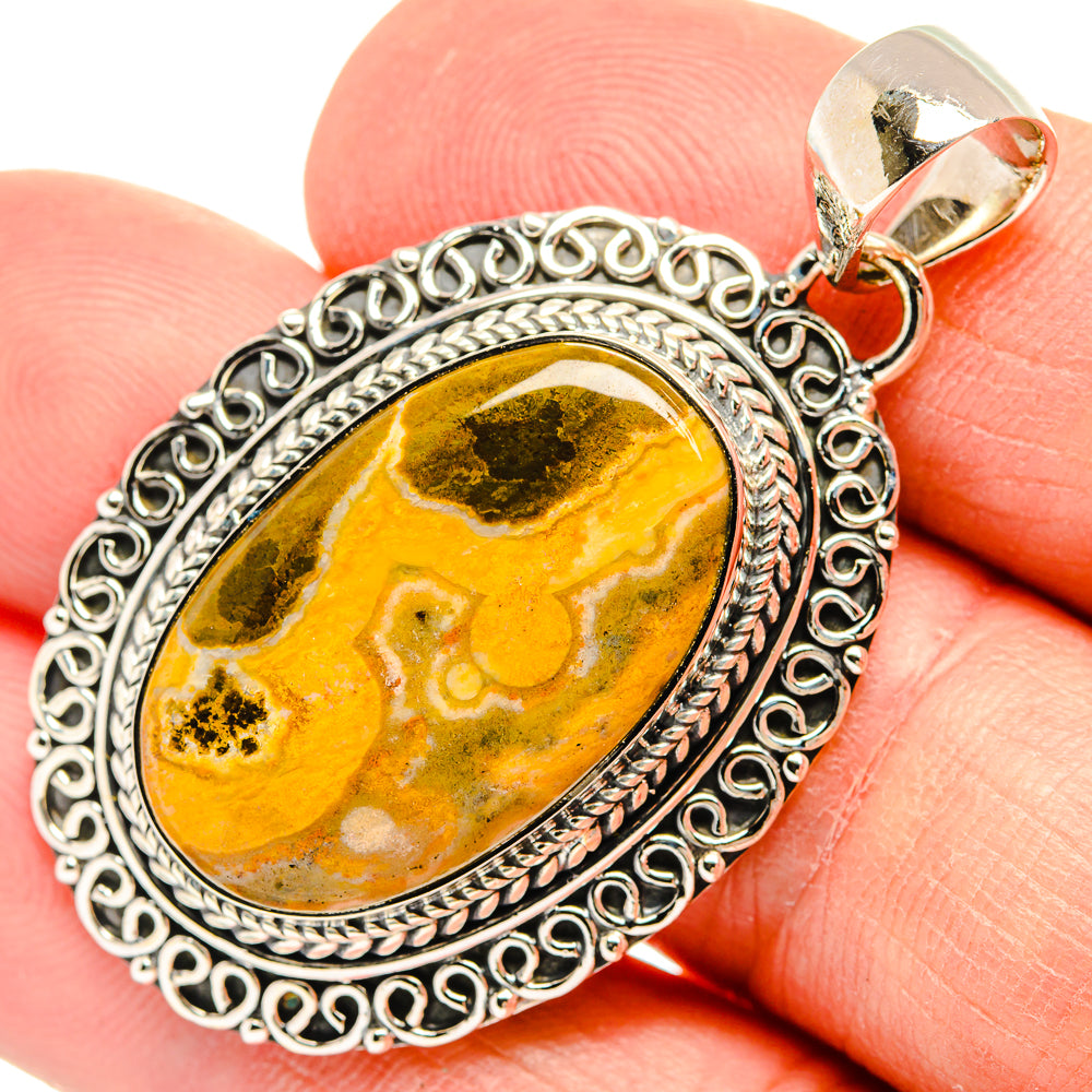 Ocean Jasper Pendants handcrafted by Ana Silver Co - PD31464