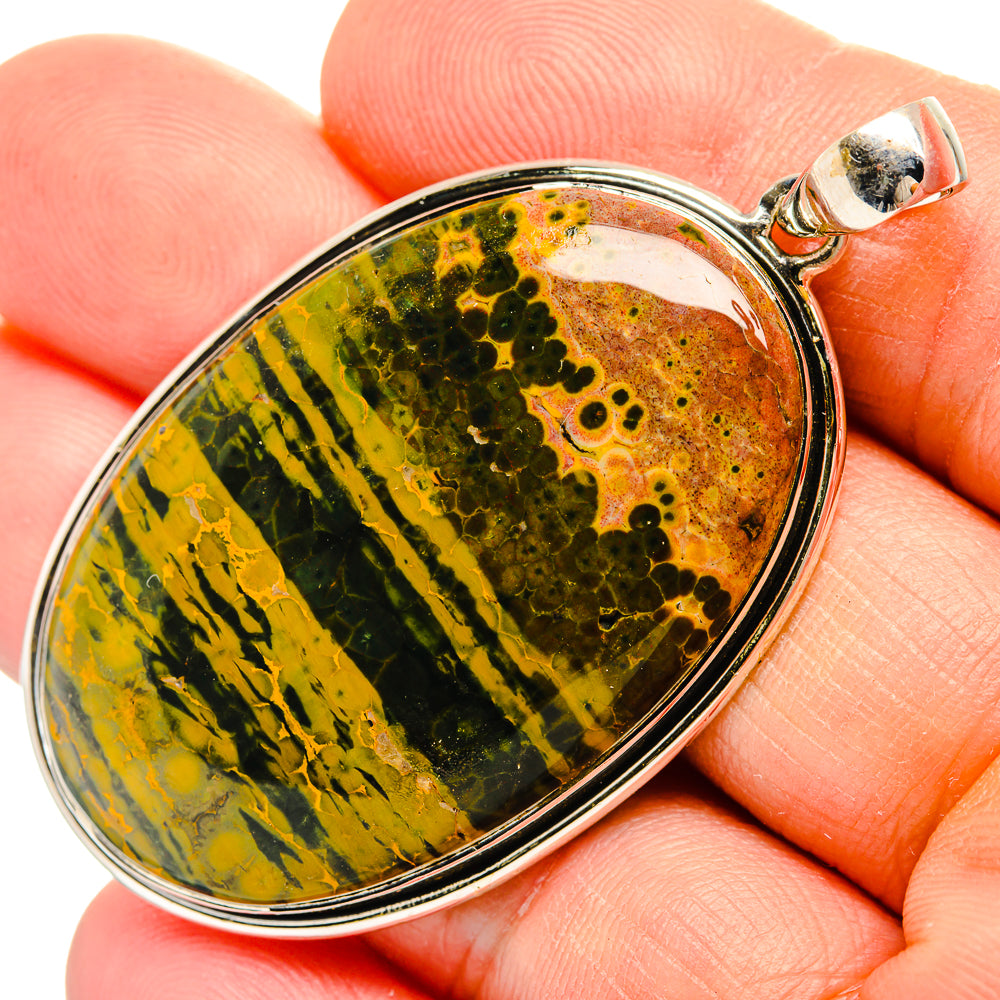 Ocean Jasper Pendants handcrafted by Ana Silver Co - PD31482