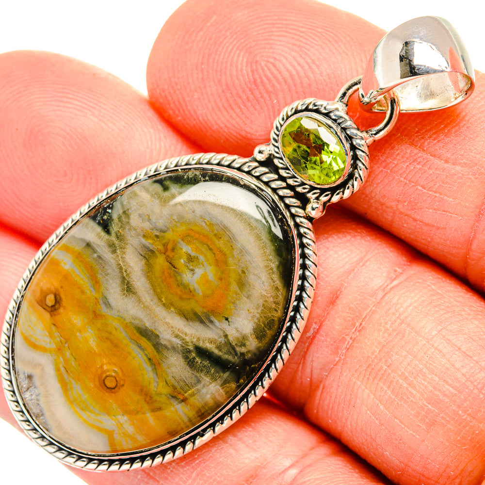 Ocean Jasper Pendants handcrafted by Ana Silver Co - PD31488