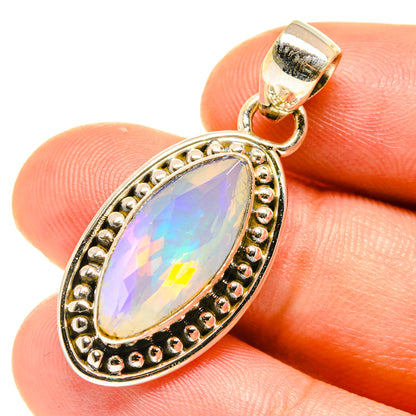 Ethiopian Opal Pendants handcrafted by Ana Silver Co - PD3150