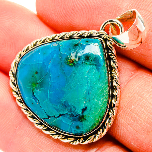 Blue Scheelite Pendants handcrafted by Ana Silver Co - PD31505