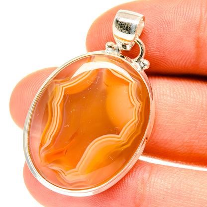 Botswana Agate Pendants handcrafted by Ana Silver Co - PD3151