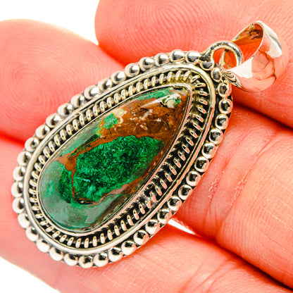 Malachite Pendants handcrafted by Ana Silver Co - PD31536