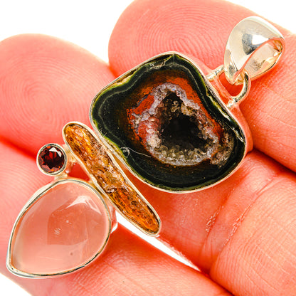 Desert Druzy Pendants handcrafted by Ana Silver Co - PD31538