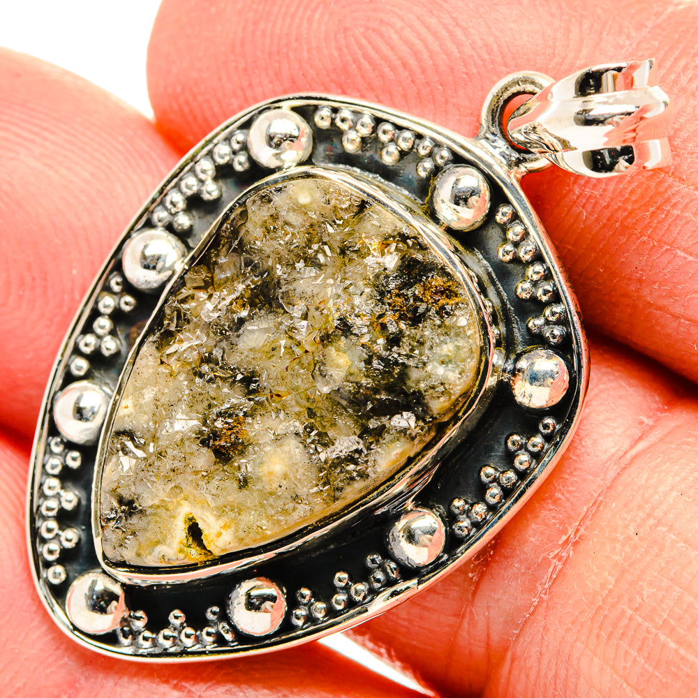 Green Aventurine Pendants handcrafted by Ana Silver Co - PD31545