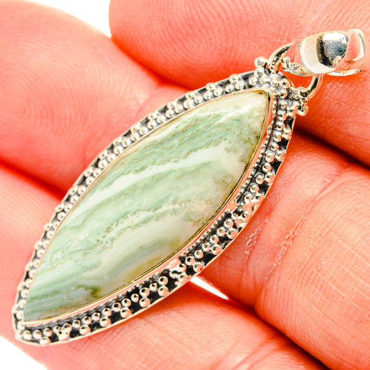 Ruby Fuchsite Pendants handcrafted by Ana Silver Co - PD31549
