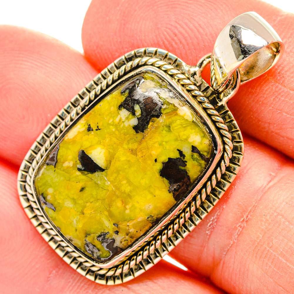 Australian Green Opal Pendants handcrafted by Ana Silver Co - PD31556