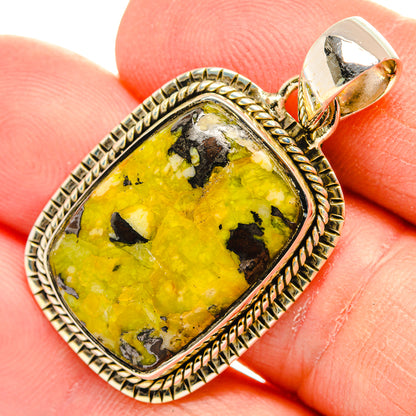 Australian Green Opal Pendants handcrafted by Ana Silver Co - PD31556