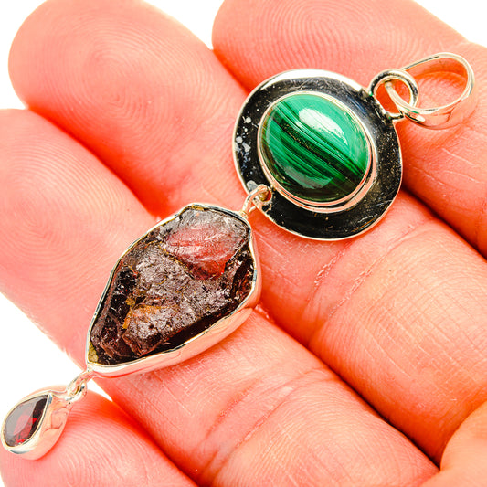 Thulite Pendants handcrafted by Ana Silver Co - PD31559