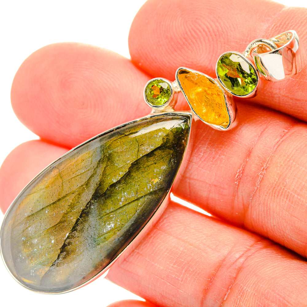 Kyanite Pendants handcrafted by Ana Silver Co - PD31566