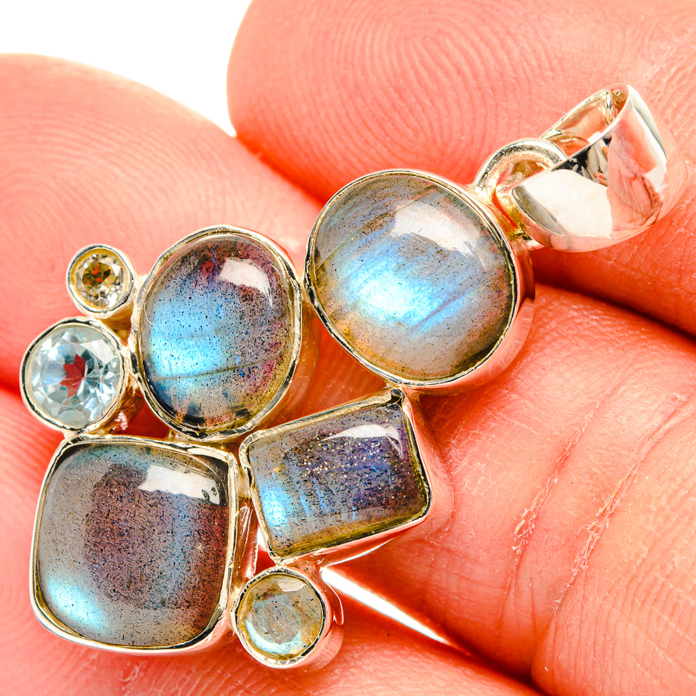 Germany Psilomelane Dendrite Pendants handcrafted by Ana Silver Co - PD31571