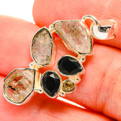 Pyrite Agate Pendants handcrafted by Ana Silver Co - PD31577