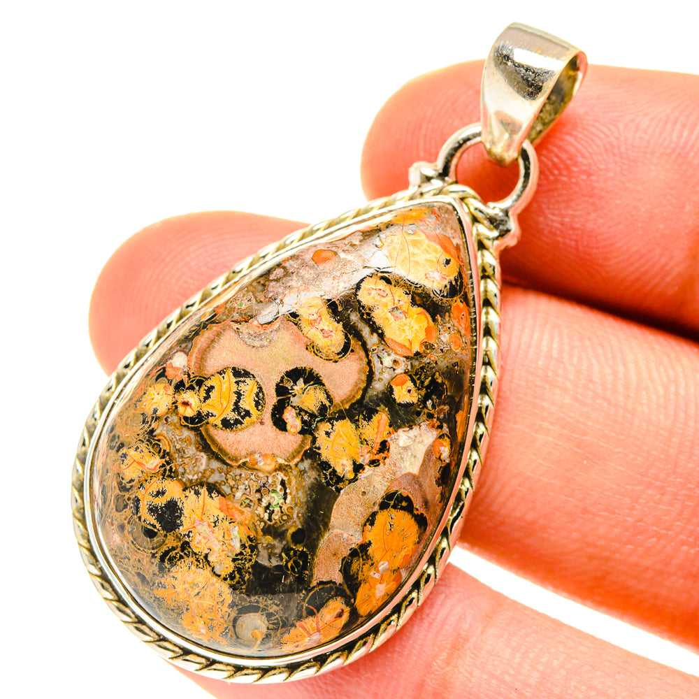 Poppy Jasper Pendants handcrafted by Ana Silver Co - PD3161