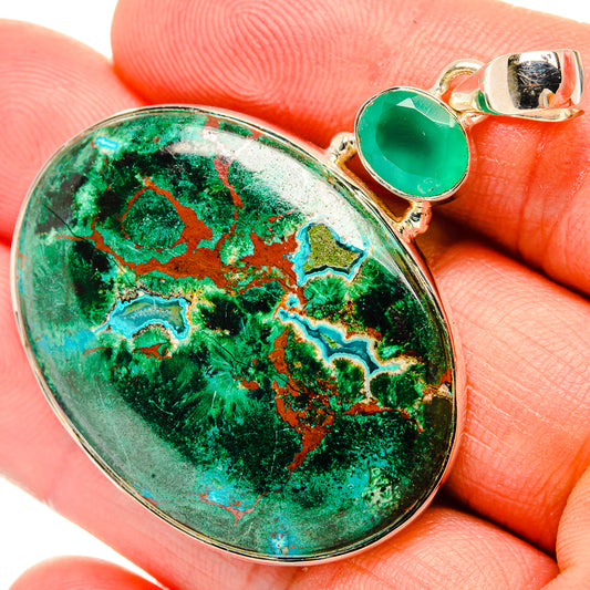 Azurite Pendants handcrafted by Ana Silver Co - PD31622