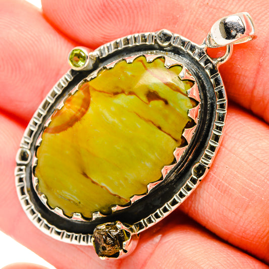 Pyrite Agate Pendants handcrafted by Ana Silver Co - PD31629