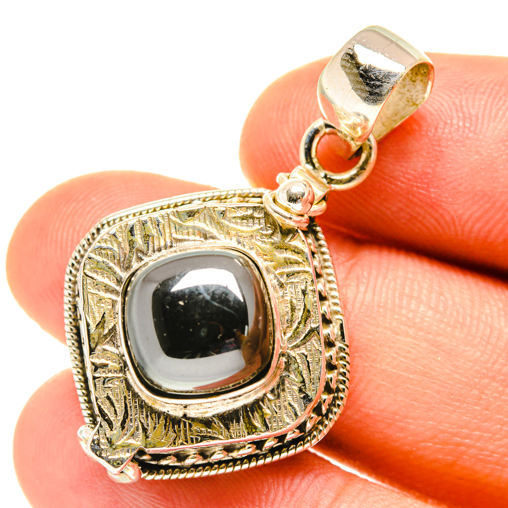 Hematite Pendants handcrafted by Ana Silver Co - PD3163