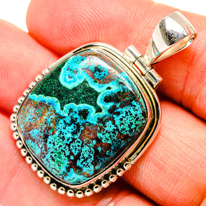 Malachite Pendants handcrafted by Ana Silver Co - PD31638
