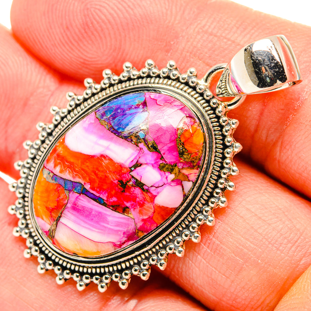 Thulite Pendants handcrafted by Ana Silver Co - PD31639