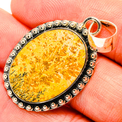 Germany Psilomelane Dendrite Pendants handcrafted by Ana Silver Co - PD31640