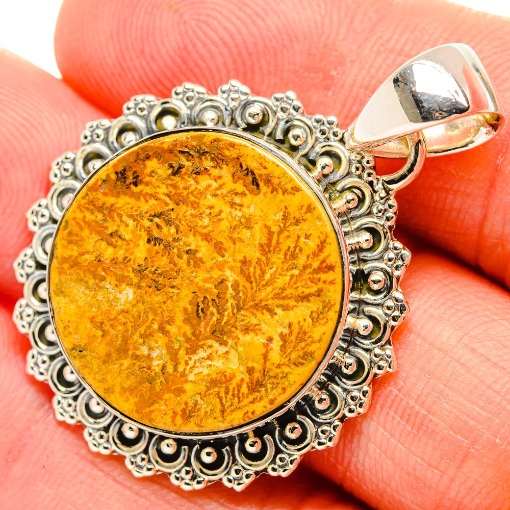 Moroccan Agate Pendants handcrafted by Ana Silver Co - PD31645