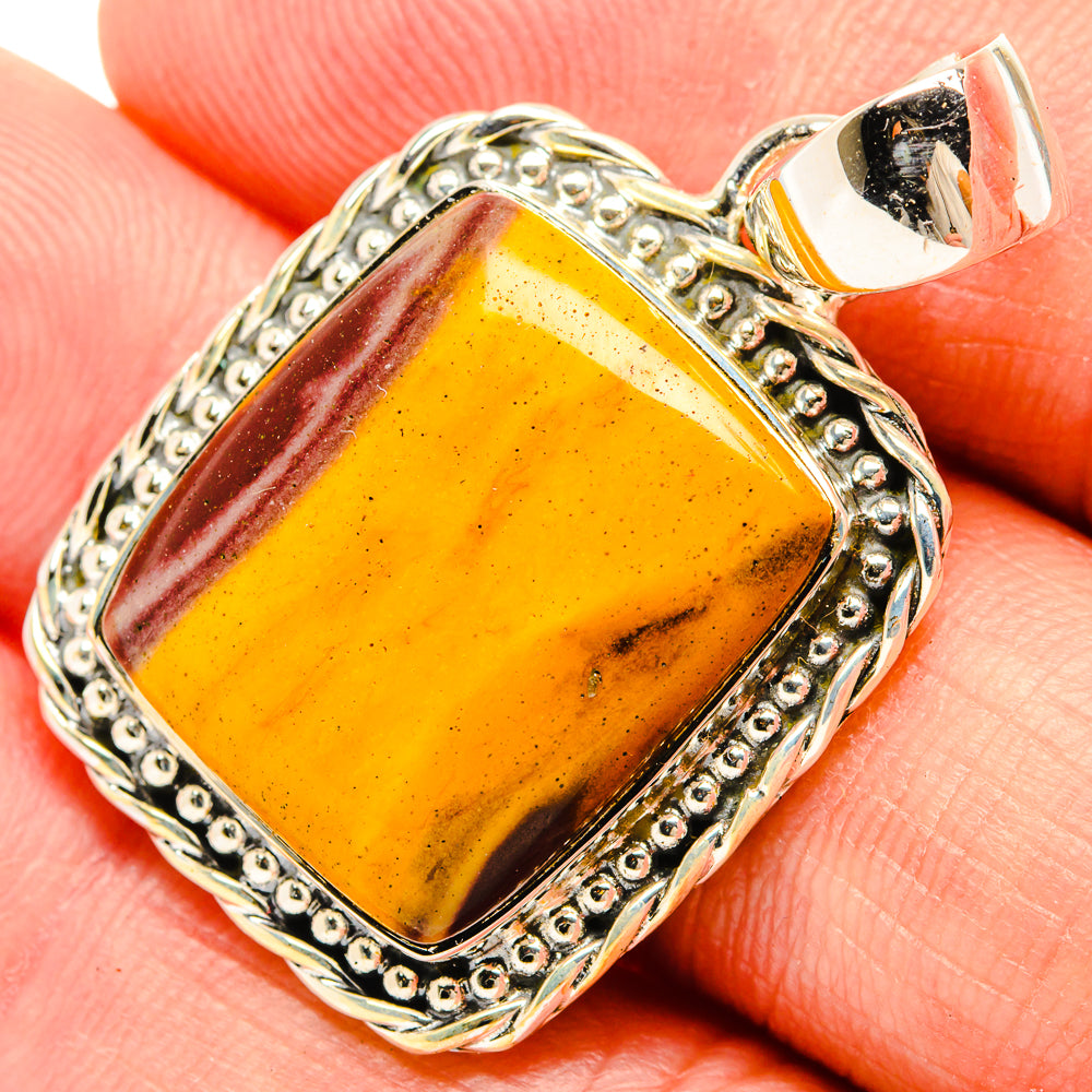 Lemon Chrysoprase Pendants handcrafted by Ana Silver Co - PD31664