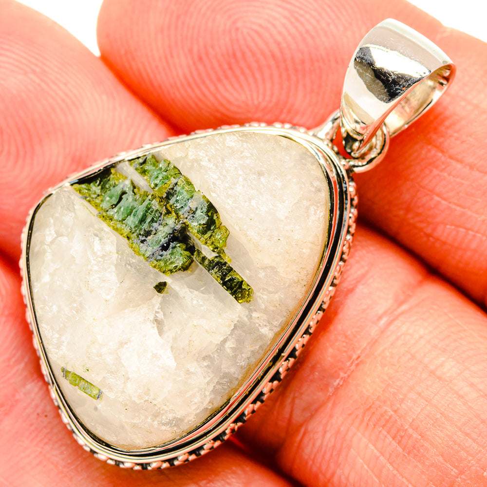 Tourmalinated Quartz Pendants handcrafted by Ana Silver Co - PD31668