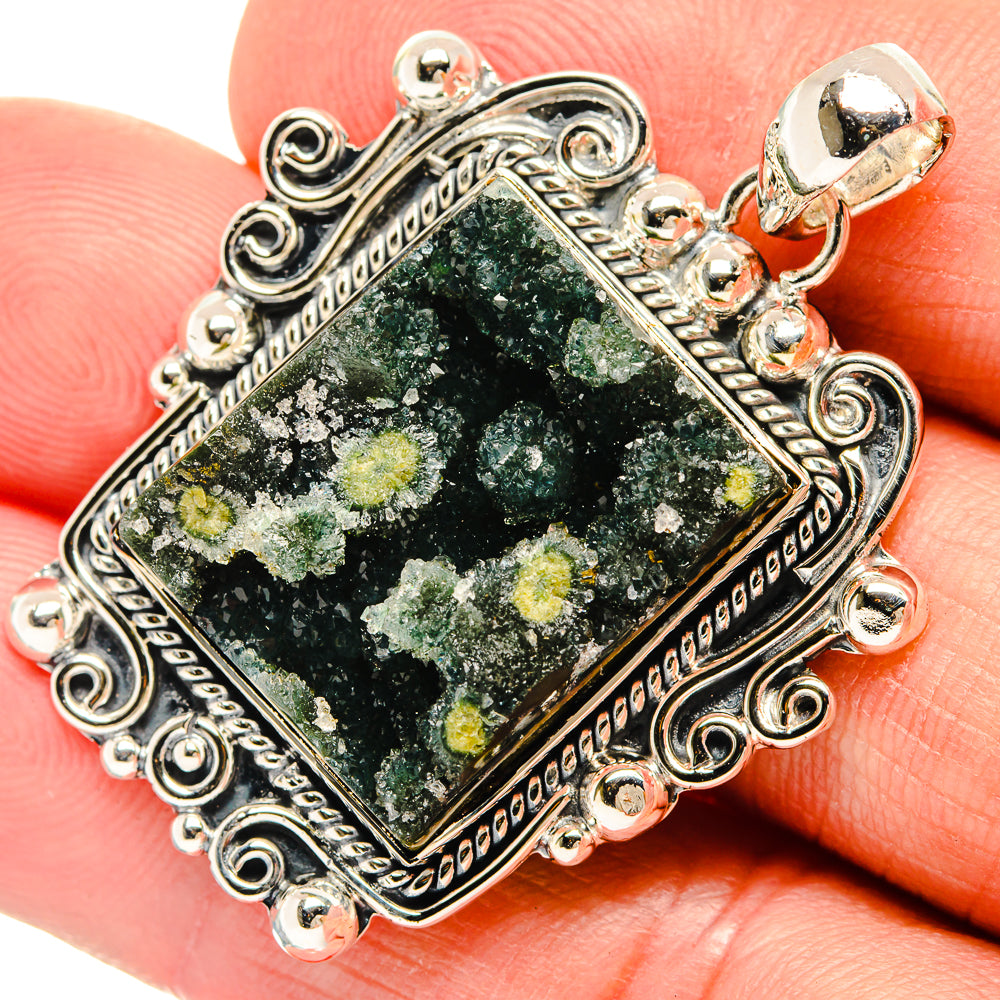 Ruby Fuchsite Pendants handcrafted by Ana Silver Co - PD31674