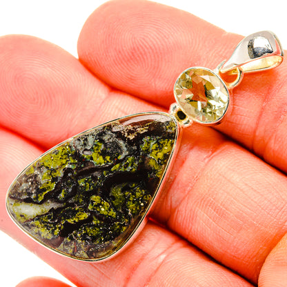Chrysocolla Pendants handcrafted by Ana Silver Co - PD31678