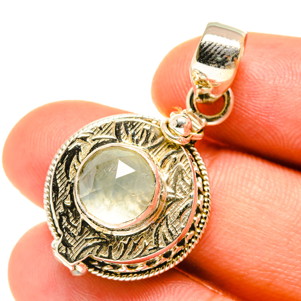 Aquamarine Pendants handcrafted by Ana Silver Co - PD3168