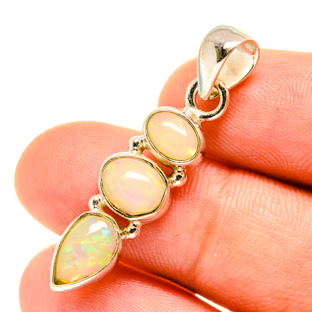Ethiopian Opal Pendants handcrafted by Ana Silver Co - PD3169
