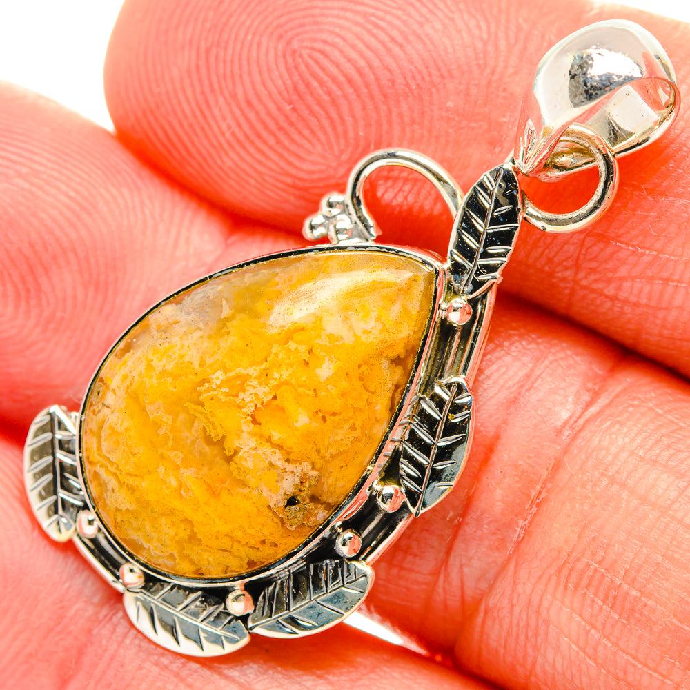 Rainbow Moonstone Pendants handcrafted by Ana Silver Co - PD31705