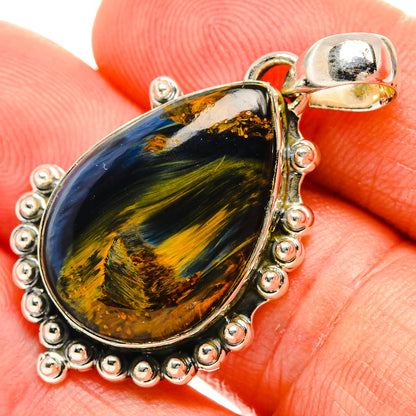 Malachite Pendants handcrafted by Ana Silver Co - PD31709