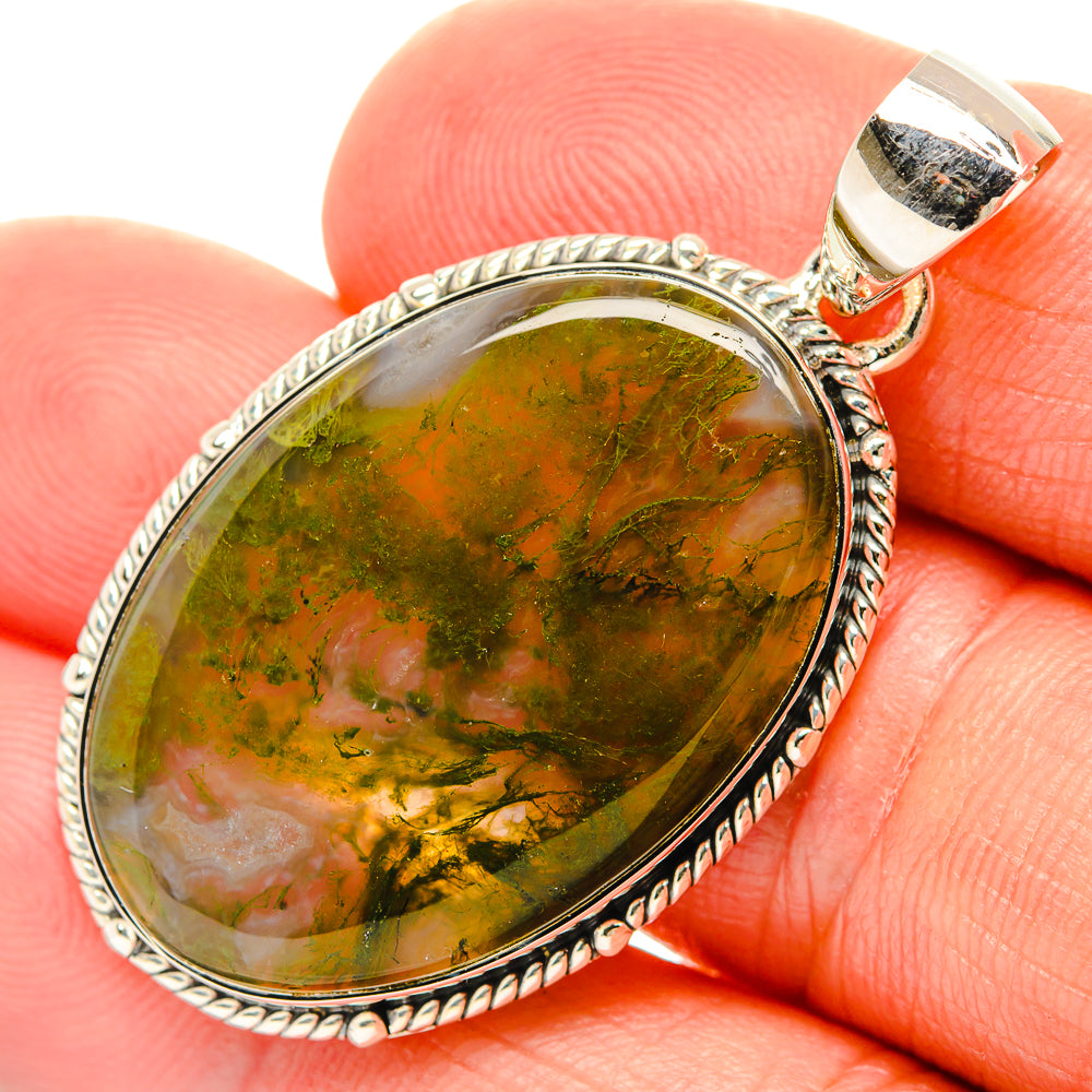 Green Aventurine Pendants handcrafted by Ana Silver Co - PD31732