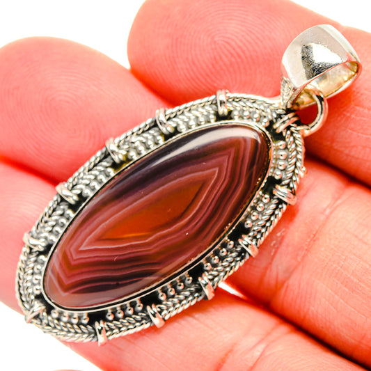 Moroccan Agate Pendants handcrafted by Ana Silver Co - PD31746